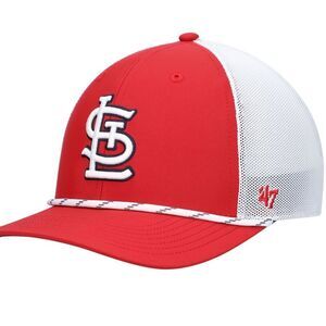 NWOT St. Louis Cardinals '47 Burden Trucker Snapback Hat - Red/White